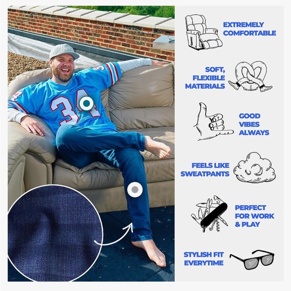 Mugsy Men’s Jeans 42X32 - Picture 3 of 11